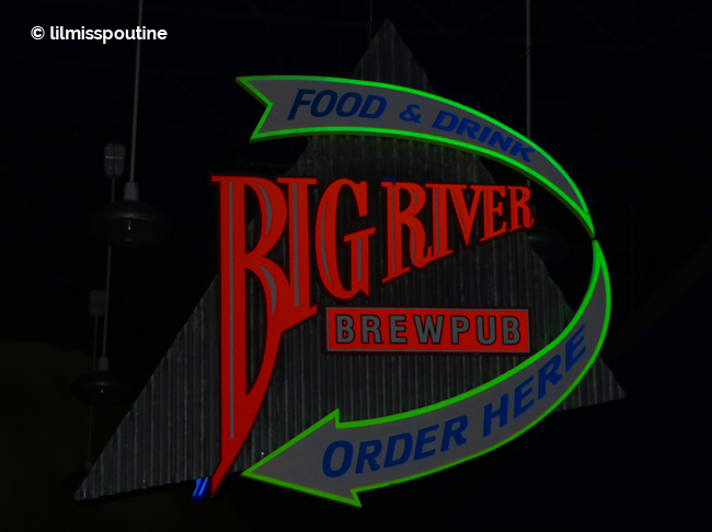Big River Brew Pub Ordering Sign